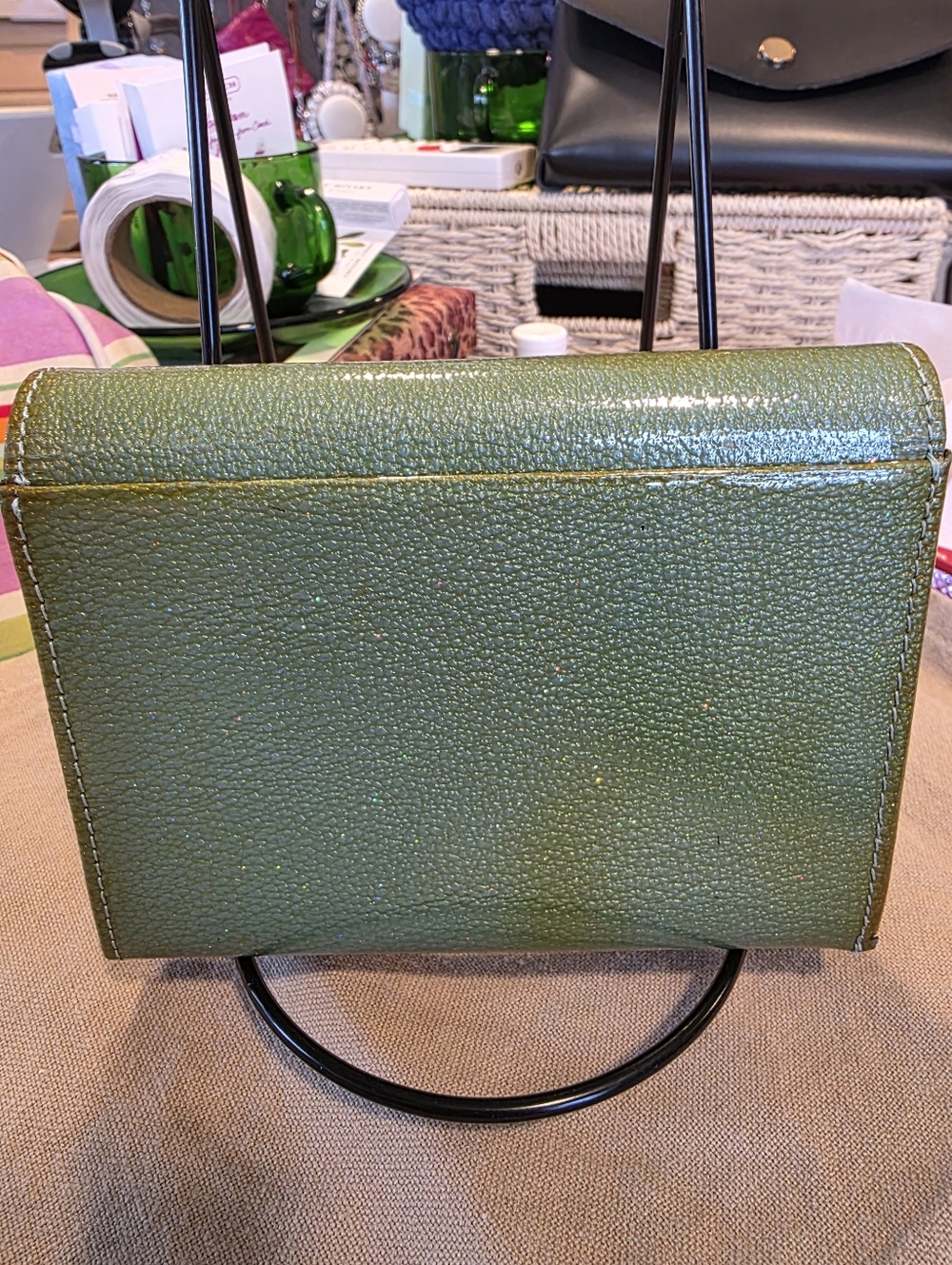 Enrico Coveri Olive Green Women's Wallet - Picture 8 of 8